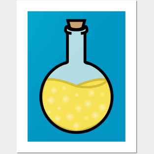 DIY Yellow Potions/Poisons for Tabletop Board Games (Style 3) Posters and Art